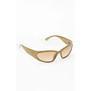 Pacsun Women's Jade Plastic Shield Sunglasses