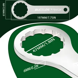 BUCKLOS DUB BSA Bottom Bracket 68/73mm | Smooth Sealed Bearing BB for 29mm Spindle | Includes FREE Install Tool | High-Strength Alloy for Road/MTB
