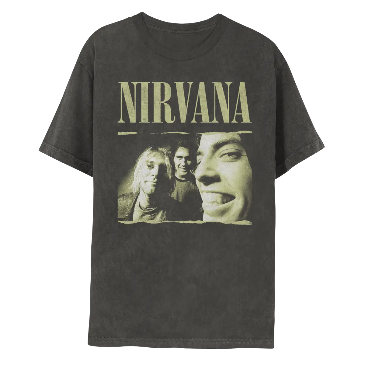Nirvana Torn Edge Vintage Graphic Tee, Classic Rock Band T-Shirt, Sweatshirt, Hoodie
