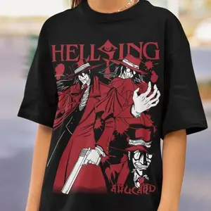 Ultimate Vampire Shirt, Vampire Hoodie, Anime Hellsing Shirt, Alucard  Unisex Shirt, Fashion Cotton, Full Colors, Full Sizes, For Men, For Women