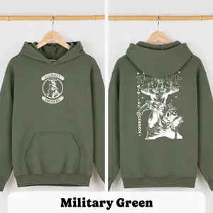 Women's My Hero Academia All Might-Bakugo Hero Duo Manga Graphic Oversized Heavy Cotton Hoodie Tshirt, Casual Streetwear Clothes, Vintage Ed Round Neck Short Sleeve Top