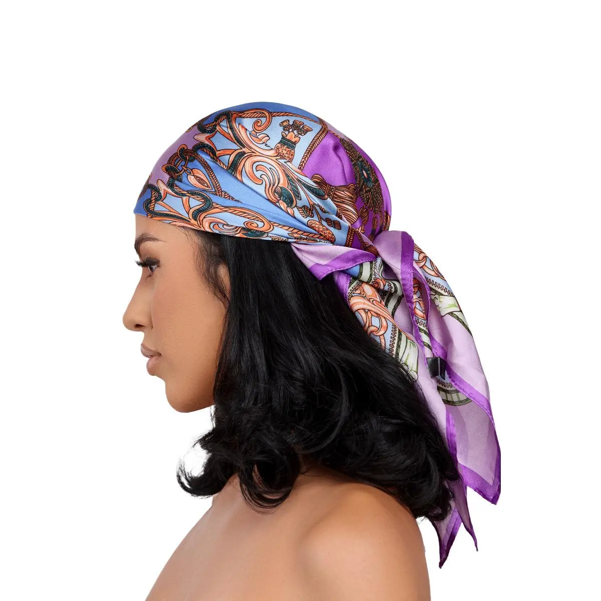 She's Royalty Silk Scarf (Violet)