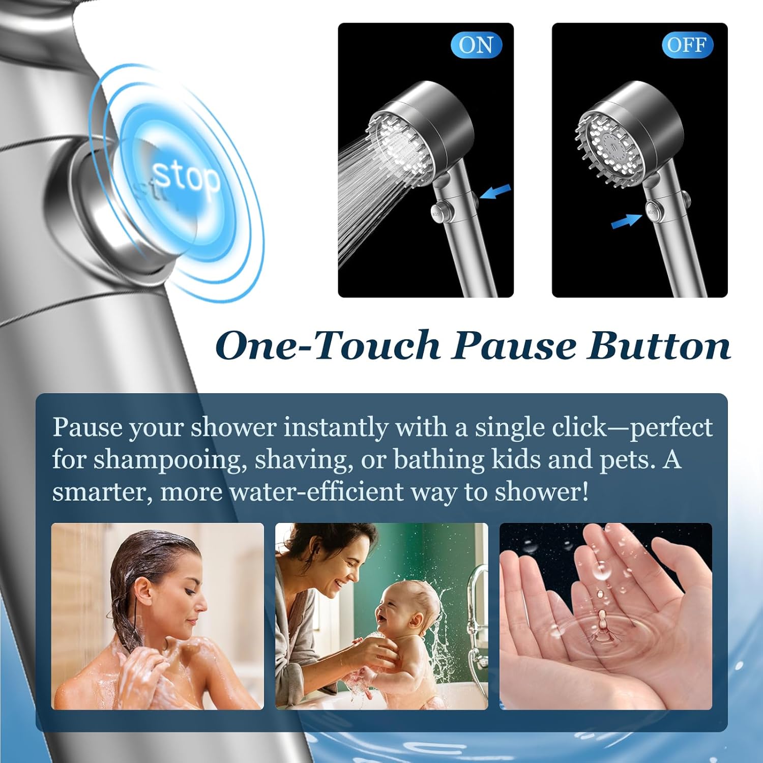 Filtered Shower Head with Handheld, High Pressure 4 Spray Showerhead with Filters & Upgraded Anti-clog Nozzles for Hard Water -Remove Chlorine, Reduce Dry Itchy Skin -ON/OFF Switch for Pet Bath Filtered Shower Head with Handheld, High Pressure 4 Spray Showerhead with Filters & Upgraded Anti-clog Nozzles for Hard Water -Remove Chlorine, Reduce Dry Itchy Skin -ON/OFF Switch for Pet Bath