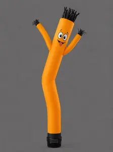 6.6Ft Orange Air Dance Inflatable Tube Man with Blower