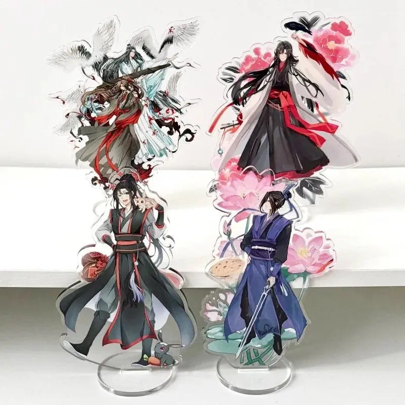 MDZS Acrylic Standee Mo Dao Zu Shi Lan Wangji Wei WuXian JiangCheng Anime Standee gift for friend Anime Gift Desk Stand