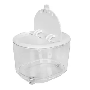 MIHAUS Replacement Parts for Waterflosser Oral Irrigator Dental Compatible with Waterpik Sonic Fusion Portable Water Flosser SF-01W SF-01 Reservoir Gasket Valve (SF-01 White Tank)