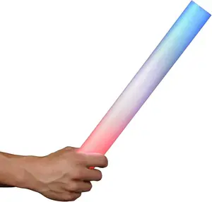 Patriotic Red, White & Blue LED Foam Cheer Stick