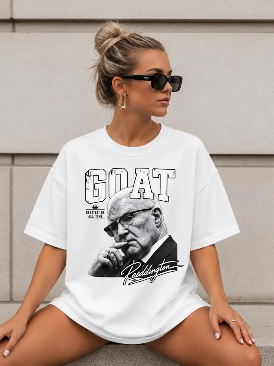 GOAT Greatest of All Time Graphic T-Shirt, Sweatshirt & Hoodie, Vintage Portrait Streetwear, Bold Fan Gift, Unisex Apparel