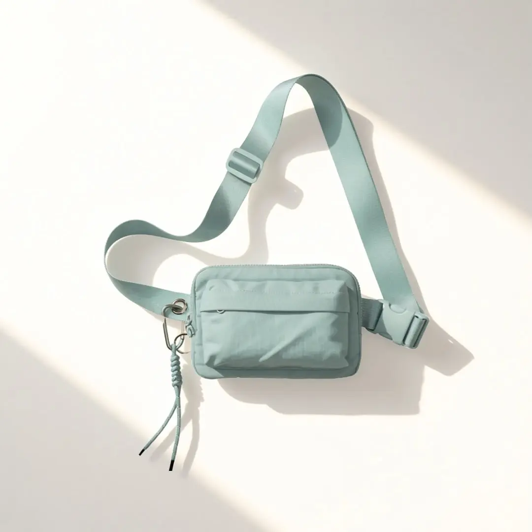 Iris Multi Pockets Crossbody Bag with Keychain (#12123) - By Iris