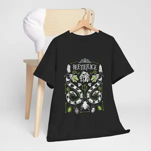 Beetlejuice Symbols Poster T-Shirt Unisex T-shirt, Short-sleeve, Full Color