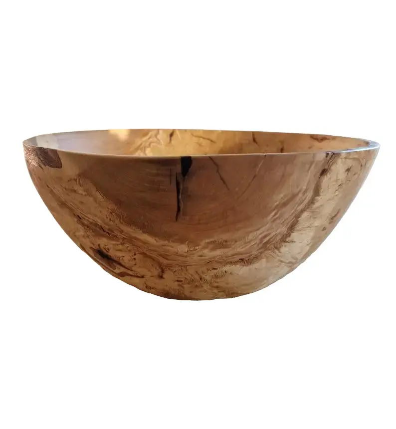 Unique Handmade | Turned Wooden Burl Bowl