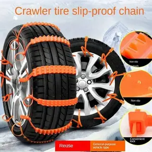 40pcs Anti-Slip Tire Chains for Off-Road Vehicles, Snow Mud Emergency Escape Tyre Straps, Universal Car Wheel Non-Slip Bands