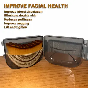 Face Lymphatic Contour Brush for Jawline & Chin Sculpting Dry Brushing Massager for Lymphatic Drainage & Facial Fatigue Relief Ergonomically Designed to Fit The Skin Precisely 1PCS Beauty Roller Daily