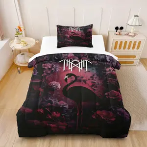 Sleep Token Band Comforter Set (Including 1 Quilt And 1-2 Pillowcases), Featuring The "Vessel" Image Bedding, Decorative Bedding Set Suitable For Fans, Teenagers, And Adults To Decorate Their Bedrooms
