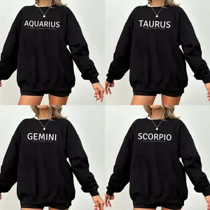 (LEAVE A NOTE) Custom Horoscope Journey Sweatshirt - Stylish Astrology Sign Pullover, Perfect for Adventure Seekers