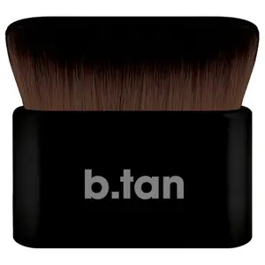 Tan Blending Brush Face & Body | Air Brush'd - Self Tanning Kabuki Brush Applicator for a Flawless, Streak-Free Tan, Blend, Big Fluffy Straight Angled Top for Self Tanner, Makeup, Cream, Foundation, & Contour