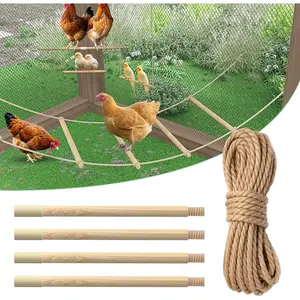 Chicken Toys for Coop, Chicken Perch for Coop, Chicken Swing, Chain Chicken Ladder, Chicken Roosting Bars, Chicken Coop Accessories, Farm Chicken Toys, Easy to Install
