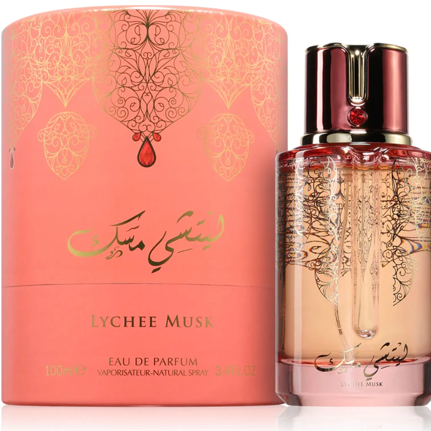Arabiyat Prestige Lychee Musk EDP Perfume Spray 3.4oz Cologne Fragrance Arabiyat Prestige Lychee Musk EDP Perfume Spray 3.4oz Cologne Fragrance