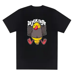 "ducktape" Graphic T-Shirt - Casual Tee, Lightweight Everydayfor Parties & Outings, Leisure Clothing,Comfortable Fit