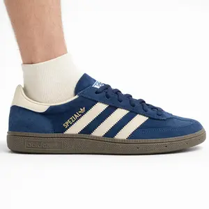 Adidas Originals Men's Navy Handball Spezial Sneakers, IF7087
