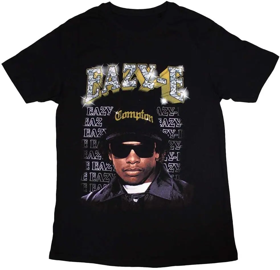 Eazy E Compton Logo T-Shirt Black