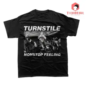 Turnstile Unisex T-Shirt - Nonstop Feeling Tee - Music Band Merch - Artist Graphic Shirt for Gift