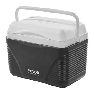 VEVOR Portable Cooler 8.5 QT Insulated Hard Cooler 12 Can Capacity with Handles
