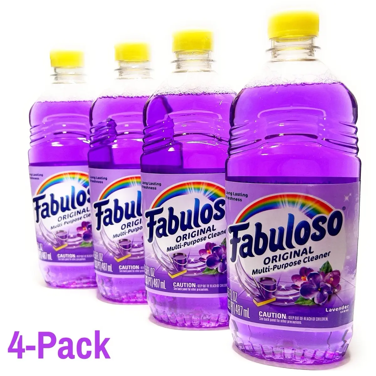 Fabuloso All-Purpose Cleaner 16.5oz (4 Pack) Household Cleaning Fabuloso All-Purpose Cleaner 16.5oz (4 Pack) Household Cleaning