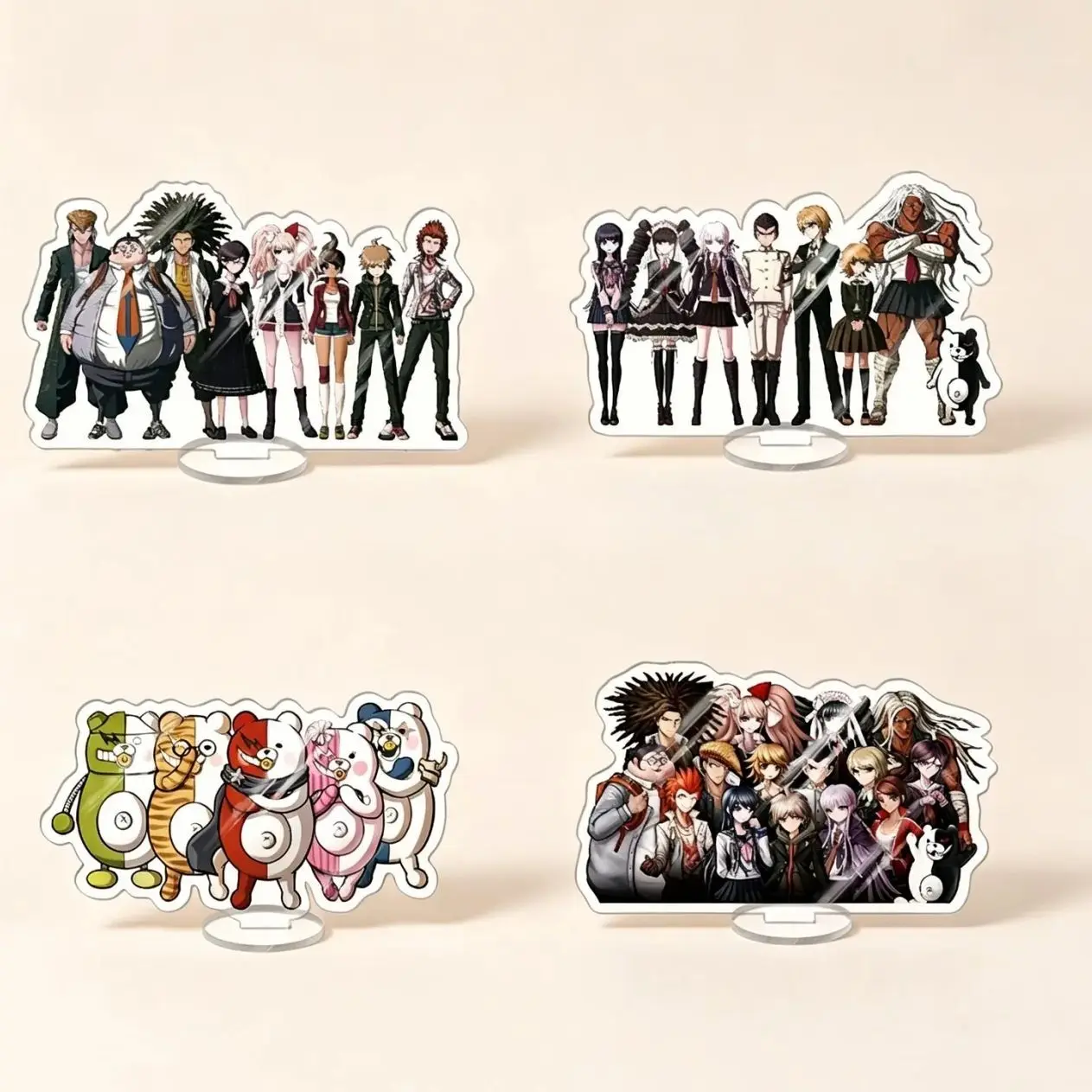 Danganronpa V3:Killing Harmony Double Side Acrylic Standee, Kokichi Oma Shuichi Saihara Kaede Akamatsu