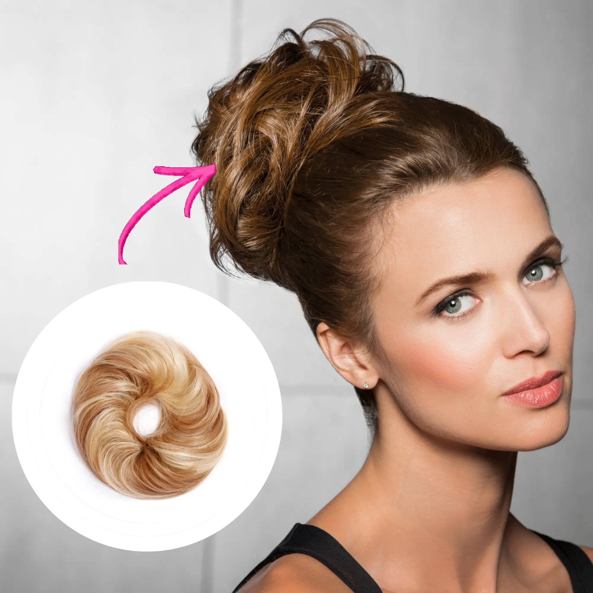 Hairdo Highlight Hair Wrap Extension, Tru2Life Heat-Friendly Synthetic Fiber, Contrasting Color Alternating Lengths 3.25 to 6 Inches, Instant Highlights No Dye No Damage, Eye-Catching Hair Accent