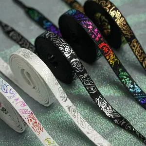 Almond Flower Shoelaces Suitable for Multiple Shoes, Gradient Seven Colors Seven Colors, Various Choices