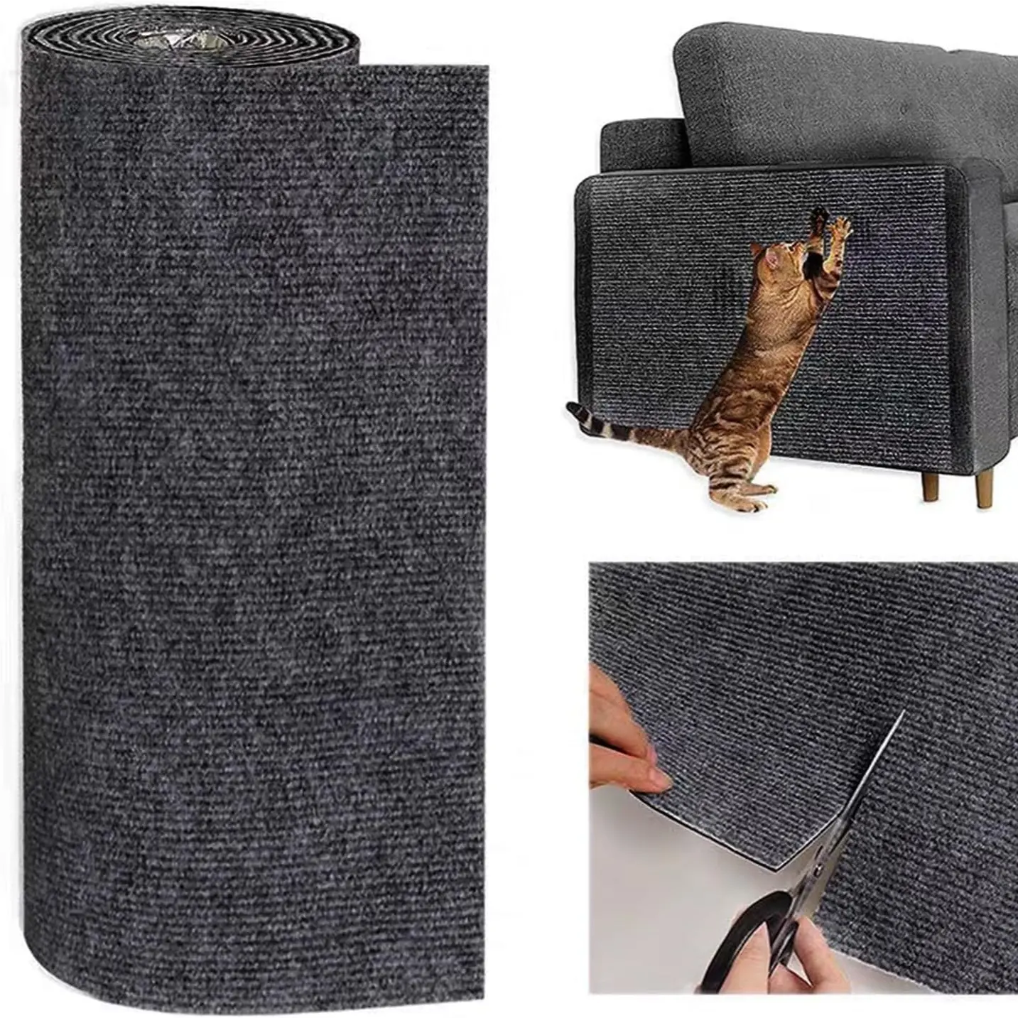Adhesive Cat Scratch Pad Deterrent, DIY Climbing Cat Scratcher Couch Protector, Furniture Protector From Cat Claws, Cat Scratch Couch Protector, Vertical Scratcher