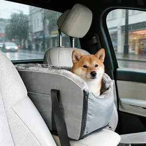 Fixable Pet Car Bag, Universal Portable Travel Nest for Cats and Dogs, Pet Safety Handbag with Warm Lining