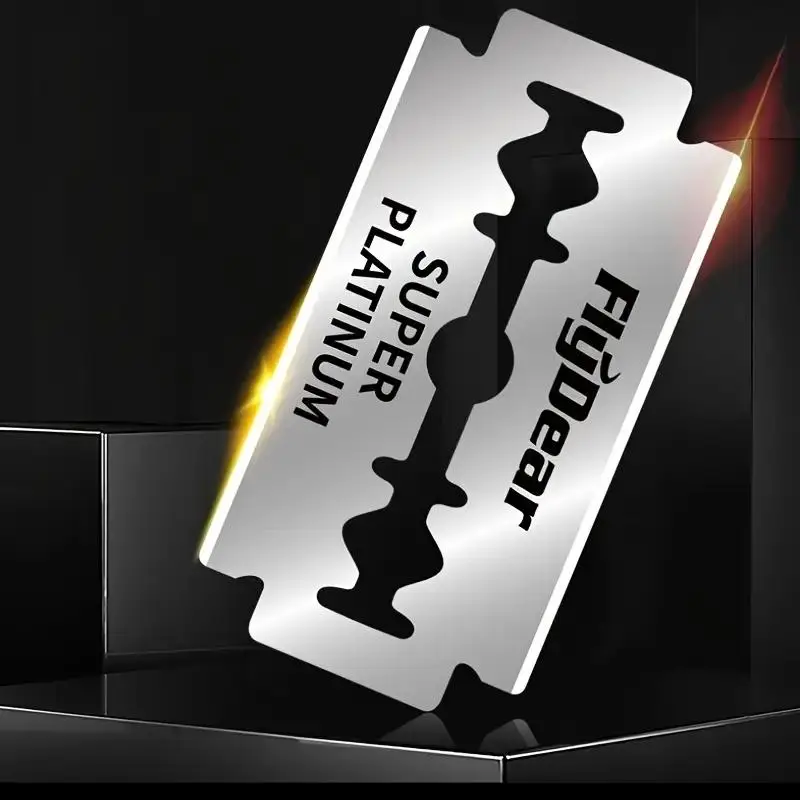 Men's Razor Shaving Blade, 100pcs Double Sided Razor Blade, Manual Razor for Men, Shaving Tool for Daily Use