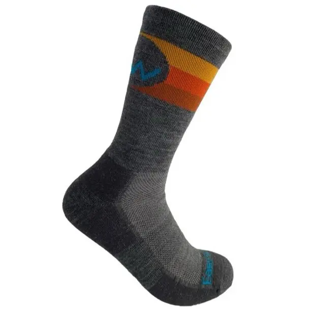 Maverick Cushioned Lightweight Merino Wool Socks for Hikers & Trail Runners - Breathable & Odor Resistant - Made in USA