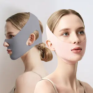 V Shape Face Strap Reusable Slimming Band Jaw Strap and Thin Sleep Bandage for Overnight