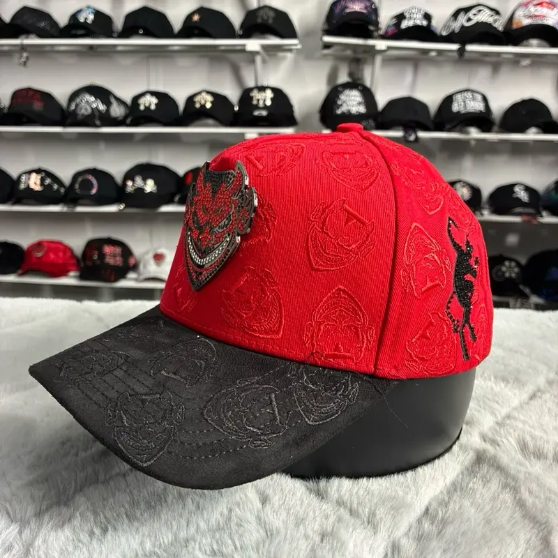 Chucky hats Luci Fer red/black