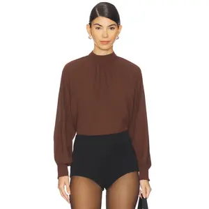 ASTR the Label Sabelle Top in Brown