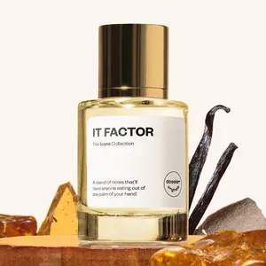 It Factor, Dossier Originals, Eau de Parfum, 50ml, Violet, Brown Sugar, Ginger, Silky Musk, Sandalwood, Vanilla, Cardamom