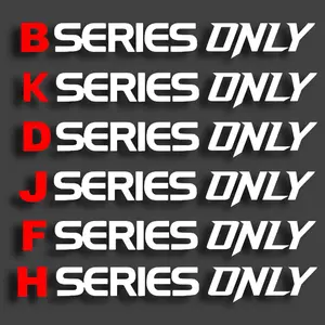 Engine Series Only (B,K,D,J,F,H) - Car Sticker
