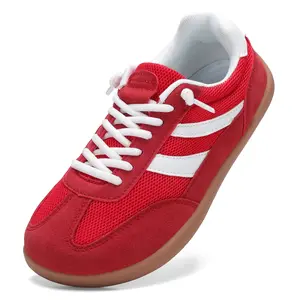 Barefoot Shoes for Women & Men Zero Drop Wide Toe Box Memory Foam Insoles Lightweight Lace-Up Non-Slip Sneakers for Walking Comfortable and Supportive