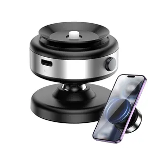 Electric Vacuum Magnetic Suction Cup Car Phone Holder Stand Mount 360° Rotation