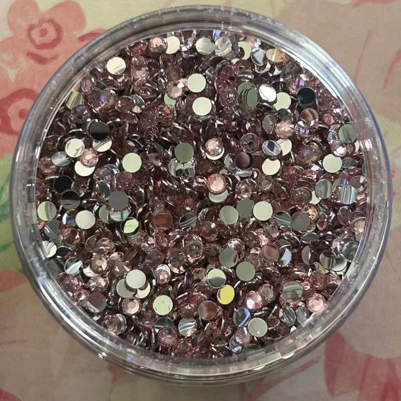 Light Pink Resin Rhinestones - Bulk Rhinestones - Choose Your Size & Quantity - Ideal for Nails, Phone Cases, Bling Tumblers and Shoes