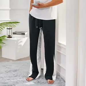 GINGTTO Men's Casual Flared Sweatpants Fashion Patchwork Athletic Streetwear Pants