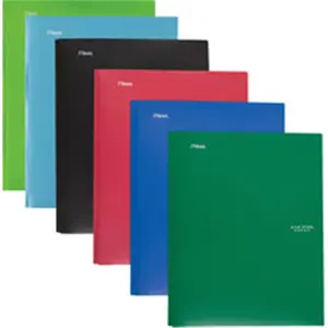 Mead  Five Star Stay-put Tabs Pocket Folder - Assorted