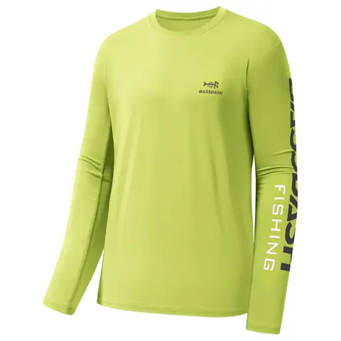 Bassdash Men’s UV Sun Protection UPF 50+ Fishing Shirts Long Sleeve Tee