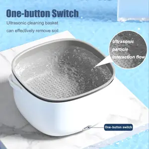 Large Capacity Wireless Ultrasonic Vegetable & Fruit Washer - 4L Portable Food Purifier Bucket