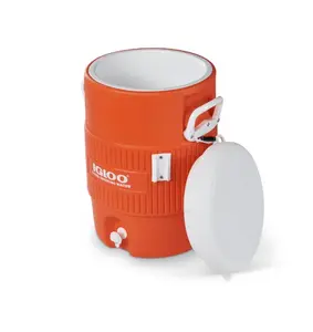 5 Gallon Heavy-Duty Beverage Cooler, Orange