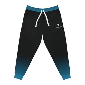 Dorpamine Fusion Black and Blue Unisex Athletic Joggers