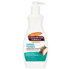 Palmer's Cocoa Butter Formula Skin Firming Body Lotion, Toning & Tightening Cream with Q10, Collagen & Elastin, Pump Bottle, 13.5 Oz.